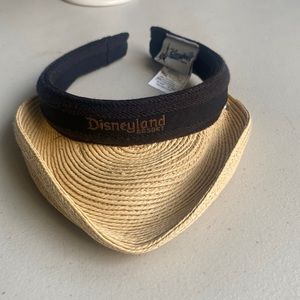 Disney Headband Hat Visor Rattan Adult Used